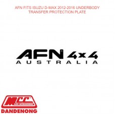 AFN FITS ISUZU D-MAX 2012-2016 UNDERBODY TRANSFER PROTECTION PLATE
