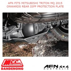 AFN FITS MITSUBISHI TRITON MQ 2015 ONWARDS REAR DIFF PROTECTION PLATE
