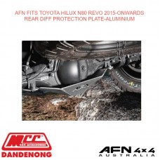 AFN FITS TOYOTA HILUX N80 REVO 2015-ONWARDS REAR DIFF PROTECTION PLATE-ALUMINIUM