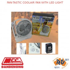 FAN-TASTIC COOLAIR FAN WITH LED LIGHT