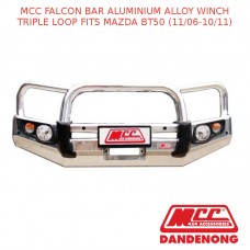 MCC FALCON BAR ALUMINIUM ALLOY WINCH TRIPLE LOOP FITS MAZDA BT50 (11/06-10/11)