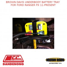 BROWN DAVIS UNDERBODY BATTERY TRAY FITS FORD RANGER PX 11-PRESENT - BTFRPX1