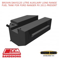 BROWN DAVIS 125L AUXILIARY LONG RANGE FUELTANK  FITS FORD RANGER PX 2011-PRESENT