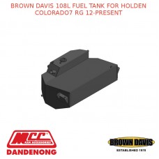 BROWN DAVIS 108L FUEL TANK FOR FITS HOLDEN COLORADO7 RG 12-PRESENT - HCRG7A1