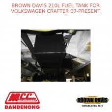 BROWN DAVIS 210L FUEL TANK FITS VOLKSWAGEN CRAFTER 07-PRESENT - MBS07R2