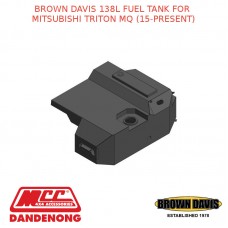 BROWN DAVIS 138L FUEL TANK FOR FITS MITSUBISHI TRITON MQ (15-PRESENT) - MT15R1