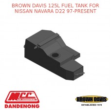 BROWN DAVIS 125L FUEL TANK FITS NISSAN NAVARA D22 97-PRESENT - NN97R1