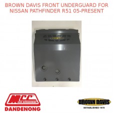 BROWN DAVIS FRONT UNDERGUARD FOR NISSAN PATHFINDER R51 05-PRESENT - UGNND40F1