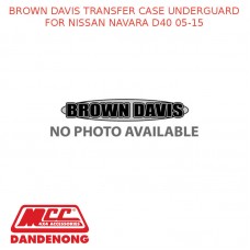 BROWN DAVIS TRANSFER CASE UNDERGUARD FOR NISSAN NAVARA D40 05-15 - UGNND40T1
