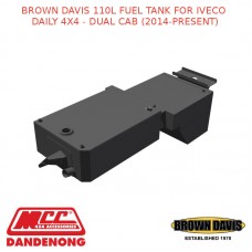 BROWN DAVIS 110L FUEL TANK FOR IVECO DAILY 4X4 - DUAL CAB (2014-PRESENT)