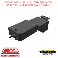 BROWN DAVIS 120L FUEL TANK FOR IVECO DAILY 4X4 - SINLGE CAB (2014-PRESENT)