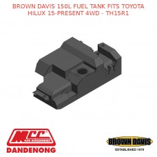 BROWN DAVIS 150L FUEL TANK FITS TOYOTA HILUX 15-PRESENT 4WD - TH15R1