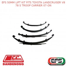 EFS 50MM LIFT KIT FITS TOYOTA LANDCRUISER V8 78 S TROOP CARRIER 07-ON - HXH-79G