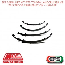 EFS 50MM LIFT KIT FITS TOYOTA LANDCRUISER V8 79 S TROOP CARRIER 07 ON - HXH-20P