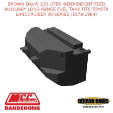 BROWN DAVIS 120L INDEPENDENT FEED AUXILIARY FUEL TANK FITS TOYOTA LC 40S (78-84)