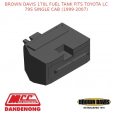 BROWN DAVIS 170L FUEL TANK FITS TOYOTA LC 79S SINGLE CAB (1999-2007) - TL75R2
