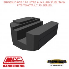 BROWN DAVIS 170 LITRE AUXILIARY FUEL TANK FITS TOYOTA LC 75 SERIES - TL76A2