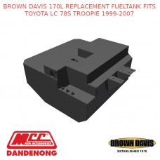 BROWN DAVIS 170L REPLACEMENT FUELTANK FITS TOYOTA LC 78S TROOPIE 1999-2007 TL76R1