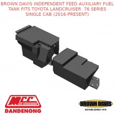 BROWN DAVIS INDEPENDENT FEED AUXILIARY FUEL TANK FITS TOYOTA LC 79S SC (16-ON)