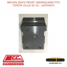 BROWN DAVIS FRONT UNDERGUARD FITS TOYOTA HILUX 05-15 - UGTH05F1