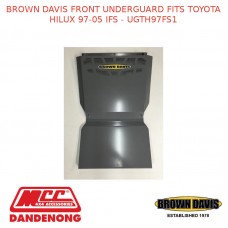 BROWN DAVIS FRONT UNDERGUARD FITS TOYOTA HILUX 97-05 IFS - UGTH97FS1