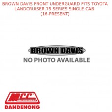 BROWN DAVIS FRONT UNDERGUARD FITS TOYOTA LANDCRUISER 79S SINGLE CAB (16-PRESENT)