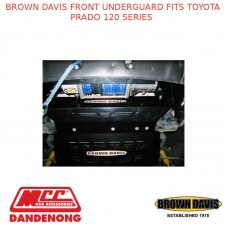 BROWN DAVIS FRONT UNDERGUARD FITS TOYOTA PRADO 120 SERIES - UGTP120F2