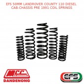 EFS 50MM LIFT KIT FOR LANDROVER COUNTY 110 DIESEL CAB-CHASSIS PRE 1991- EXCLUDING DEFENDER