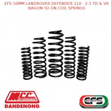EFS 50MM LIFT KIT FOR LANDROVER DEFENDER 110 - 2.5 TD & V8 WAGON 1992 - ON