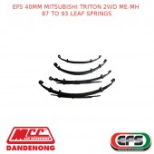 EFS 40MM LIFT KIT FOR FITS MITSUBISHI TRITON 2WD ME TO MH - 1987 TO 1993