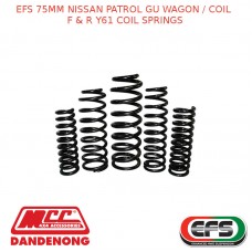 EFS 75MM LIFT KIT FITS NISSAN PATROL GU WAGON / COIL F  R Y61