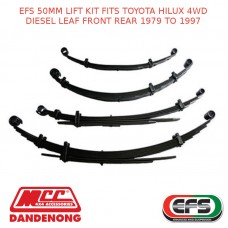 EFS 50MM LIFT KIT FITS TOYOTA HILUX 4WD DIESEL LEAF FRONT REAR 1979 TO 1997