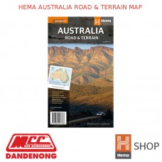 HEMA AUSTRALIA ROAD & TERRAIN MAP