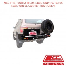 MCC REAR WHEEL CARRIER (BAR ONLY) FITS TOYOTA HILUX (4WD ONLY) (1997-03/2005)