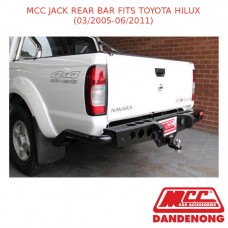 MCC JACK REAR BAR FITS TOYOTA HILUX (03/2005-06/2011)