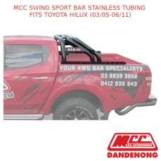 MCC SWING SPORT BAR STAINLESS TUBING FITS TOYOTA HILUX (03/05-06/11)