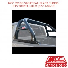 MCC SWING SPORT BAR BLACK TUBING FITS TOYOTA HILUX (07/11-09/15)
