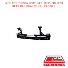 MCC REAR BAR DUAL WHEEL CARRIER FITS TOYOTA FORTUNER (10/2015-PRESENT)