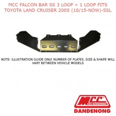 MCC FALCON BAR SS 3 LOOP + 1 LOOP FITS TOYOTA LAND CRUISER 200S (10/15-NOW)-SSL