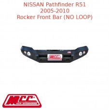 MCC ROCKER FRONT BAR (NO LOOP) FITS NISSAN PATHFINDER R51 - 03010-011