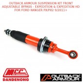 OUTBACK ARMOUR SUSPENSION KIT FRONT ADJ BYPASS EXPD&EXPD HD FOR RANGER PX 09/11+