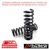 OUTBACK ARMOUR SUSPENSION KIT FRONT ADJ BYPASS EXPD&EXPD FITS MAZDA BT-50 10/11+