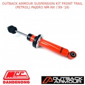 OUTBACK ARMOUR SUSPENSION KIT FRONT TRAIL (PETROL) PAJERO NM-NX ('99-'16)