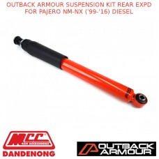 OUTBACK ARMOUR SUSPENSION KIT REAR EXPD FOR PAJERO NM-NX ('99-'16) DIESEL