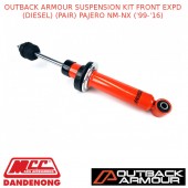 OUTBACK ARMOUR SUSPENSION KIT FRONT EXPD (DIESEL) (PAIR) PAJERO NM-NX ('99-'16)
