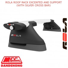 ROLA ROOF RACK SET FITS VOLKSWAGEN POLO SILVER (EXTENDED)