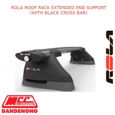 ROLA ROOF RACK SET FOR FITS FORD FALCON - MAY 2008 - OCT 2014 BLACK (EXTENDED)