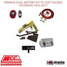 PIRANHA DUAL BATTERY KIT TO FITS HOLDEN COLORADO 2012-2017