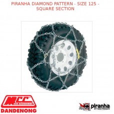 PIRANHA DIAMOND PATTERN - SIZE 125 - SQUARE SECTION