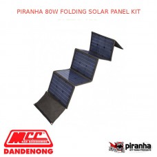 PIRANHA 80W FOLDING SOLAR PANEL KIT